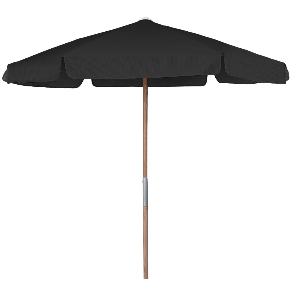 Fiberbuilt Umbrellas & Cushions 7BPU-6R-WDO-TX-Black 7.5